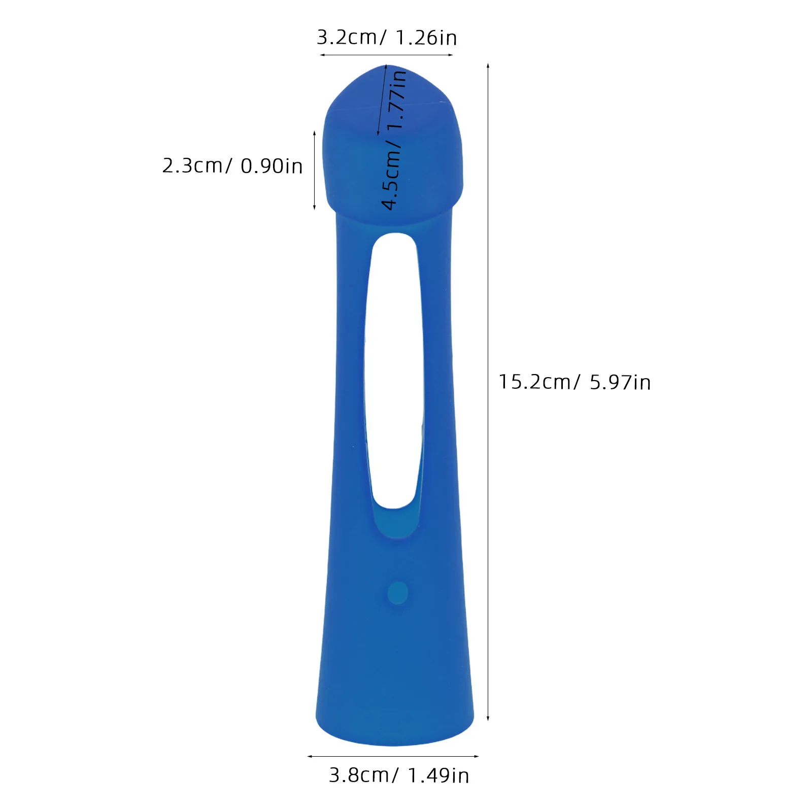 Silicone Protective Cover Blue Compatible Facial Beauty Device Handheld Skincare Tool Case Beauty Gadget Protector