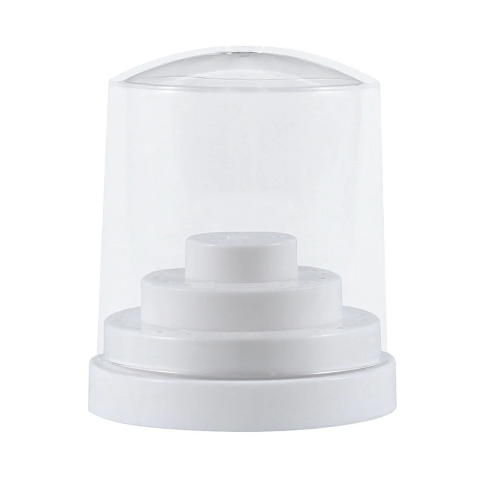 

1Pcs Nail Bit Organizer Storage Box 48 Holes Durable Plastic Container for Drill Bits Manicure Use Nail Bit Holder Box