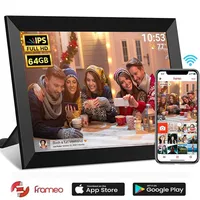 Frameo 10.1 Inch WiFi Digital Picture Frame 1280 * 800 IPS HD Cloud Smart Digital Photo Frame 32GB Storage Wall Mountable