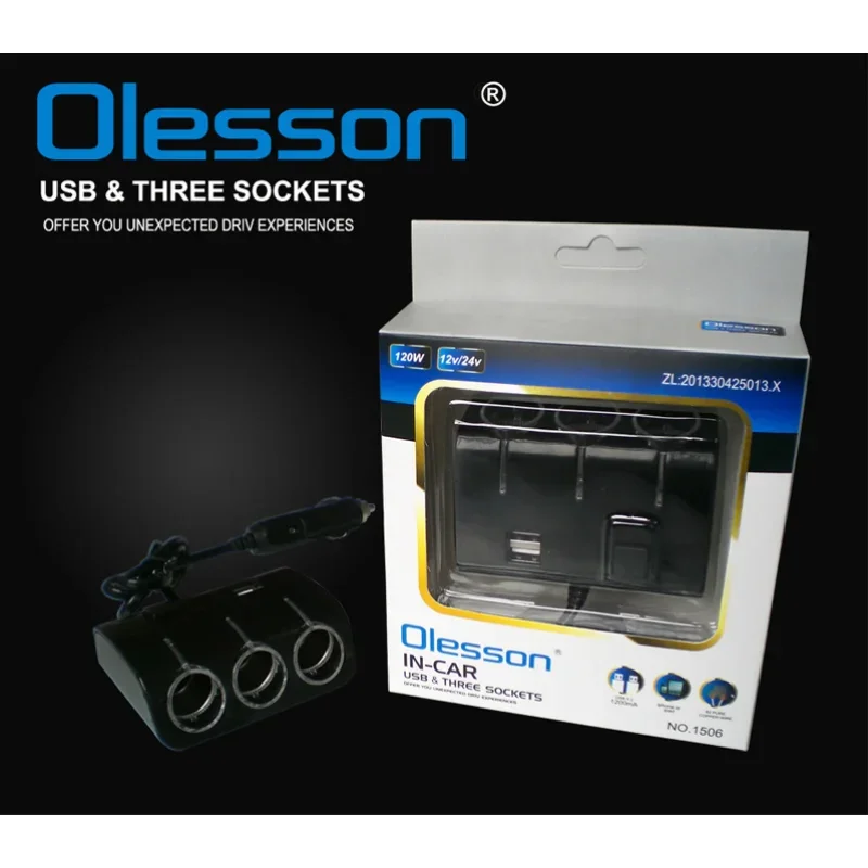 ولاعة سجائر مع USB ، شاحن سيارة ، مقبس فرعي ، متعدد الوظائف ، محول طاقة ، نقطة واحدة ، 3 نقاط ، 12 فولت ، 24 فولت