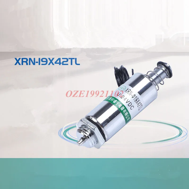 1PC DC ミニタイプソレノイド電磁石スプリングリターン DC 12V 24V 16 ミリメートル力プルプッシュ管状ボディサイズ 42 × 19 ミリメートル