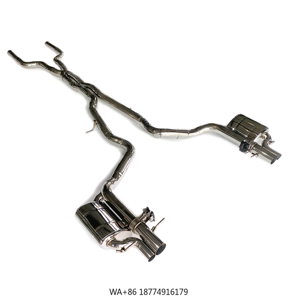 

Catback Exhaust For E63 W213 4.0T 2016-2023 Stainless Steel escape Exhaust Pipe Muffler Car Exhaust System