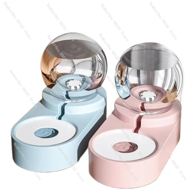 

New 1.8L Bubble Pet Bowls Food Automatic Feeder Fountain Water Drinking for Cat Dog Kitten Feeding Container Pet Supplies