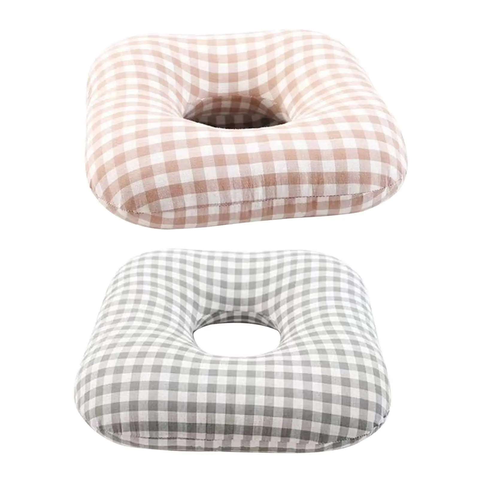 Bedridden Donut Pad Soft Donut Pillow Hemorrhoid Cushion Doughnut Bed Sore Butt Pillow for Head Patient Chair Airplane Train