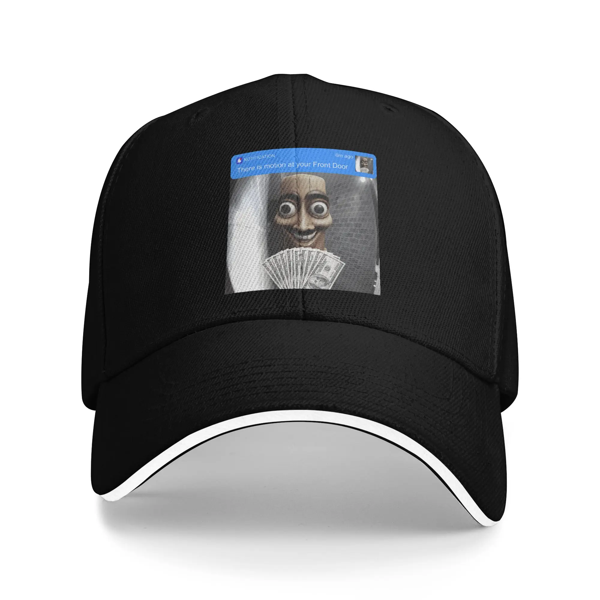 There is Motion at Your Front Door Tung Tung Tung sahur Memes Casual Baseball Cap Summer Trucker Hat Tennis Skate Snapback Cap