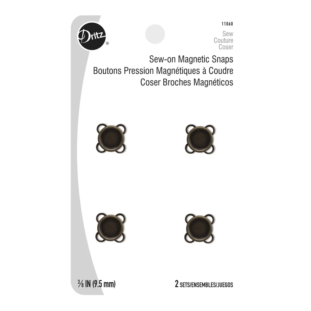 3 パック縫い付け磁気スナップ DIY 縫製プロジェクトバッグ作成簡単なアプリケーション手縫い閉鎖アクセサリー