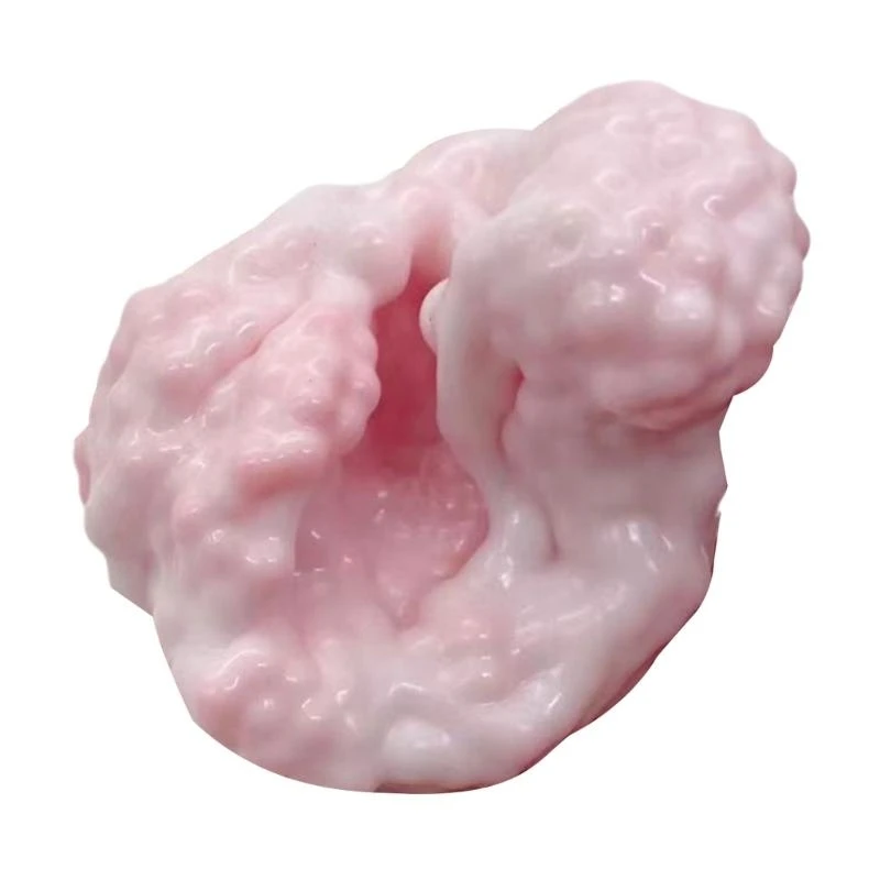 Dunne kneedbaar stressverlichting deeg speelgoed met melkgeur voor volwassen ontspanning knijpen ijs huidstress verlicht