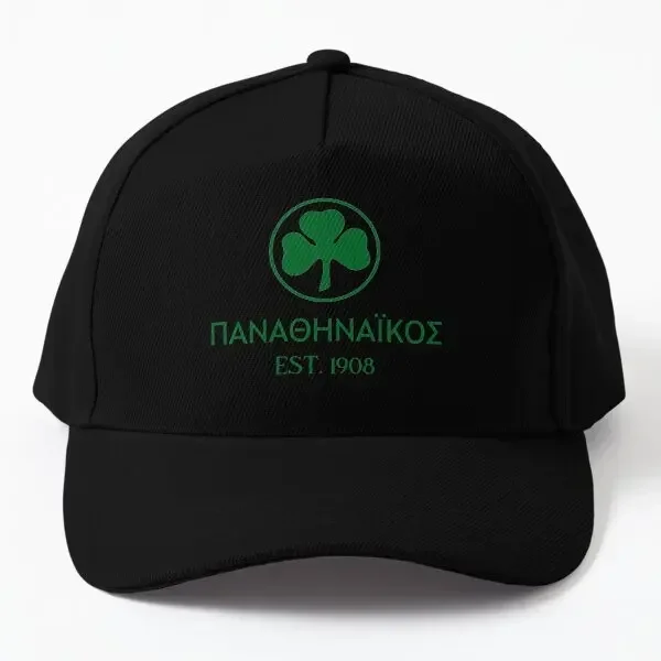 

Panathinaikos Greek Green Baseball Cap Hat Mens Summer Czapka Spring Hip Hop Sport Fish Black Solid Color Snapback Bonnet