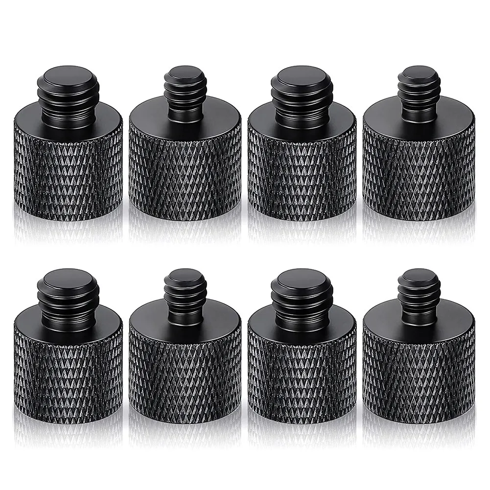 

8Pcs Microphone 1/4 Male to 3/8 Female and 3/8 Male to 1/4 Female Camera Screw Adapter for Camera Tripod Stand