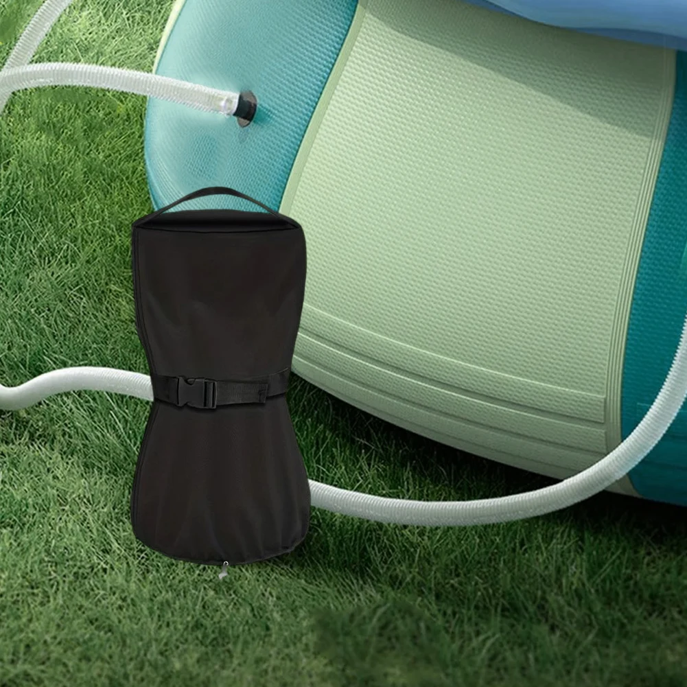 Cubierta de bomba de filtro de arena resistente a la intemperie para piscinas Intex Diseño de cordón y cremallera ajustables para una fácil mantenimiento y un ajuste seguro