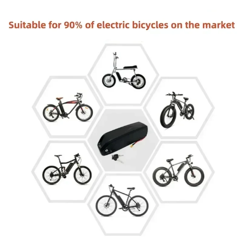 for Hailong bicycles 36V 48V 52V 20-40Ah, 18650 Hailong battery, BMS， Suitable for 350W 500W 750W 1000W and gift chargers,