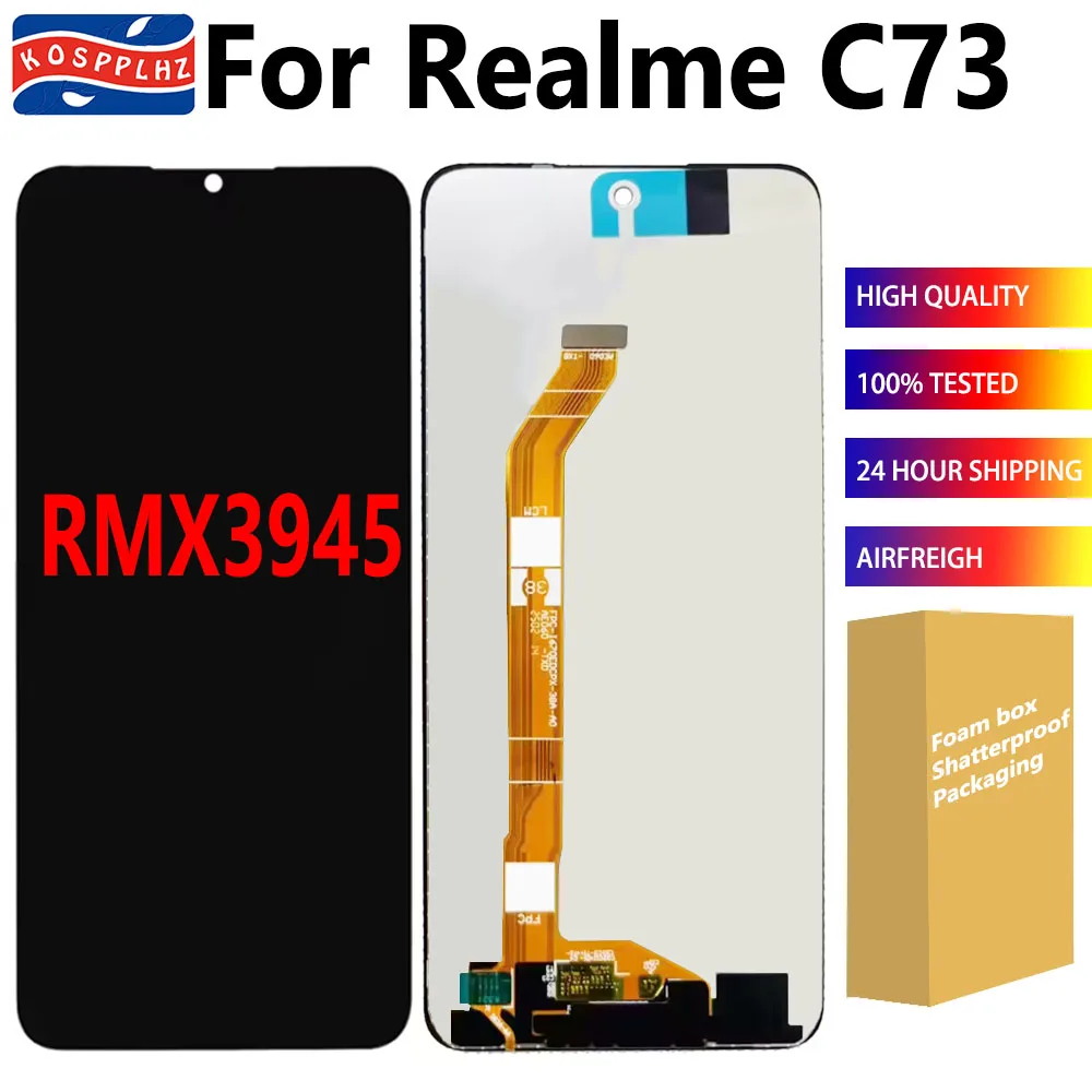 667-インチ-ips-oppo-realme-c73-5g-lcd-ディスプレイ画面フロントタッチデジタイザー交換用-realme-rmx3945-lcd