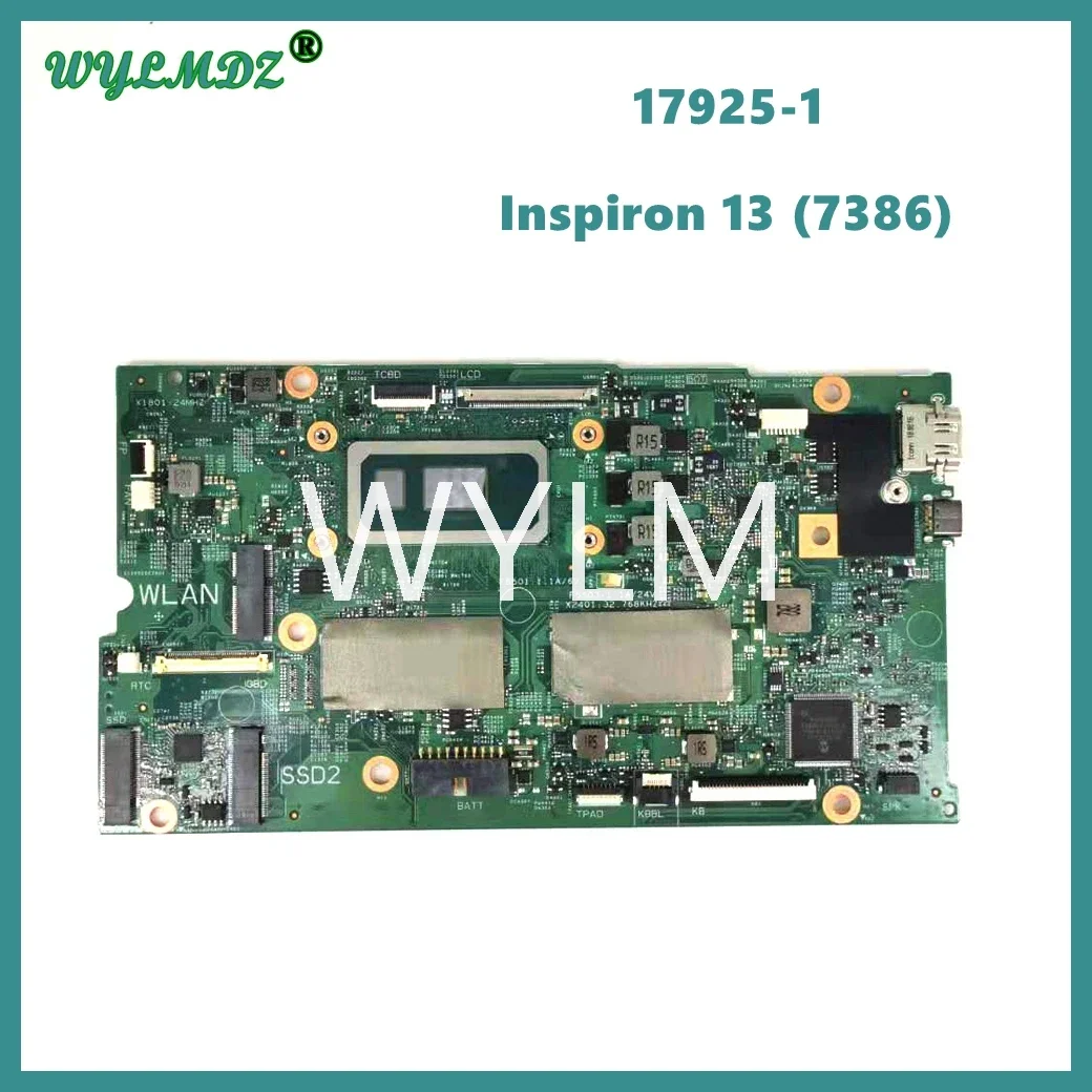 17925-1 i7-8568U CPU 16GB RAM notebook Mainboard For DELL Inspiron 13 (7386) CN NDK8H CN 0NDK8H Laptop Motherboard 100%