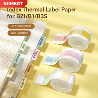 Niimbot B1 Label Printer Index Label Stickers Colorful Label For Marking/Classifying/Labelling B21 B3S Self-Adhesive Tag Niimbot