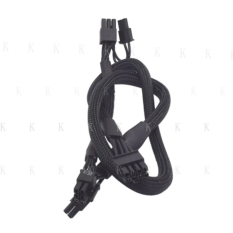 C  FOR Genuine Corsair Type 4 8 pin to Dual PCIE 8 (6+2)PIN Power Supply Cable GPU Cord