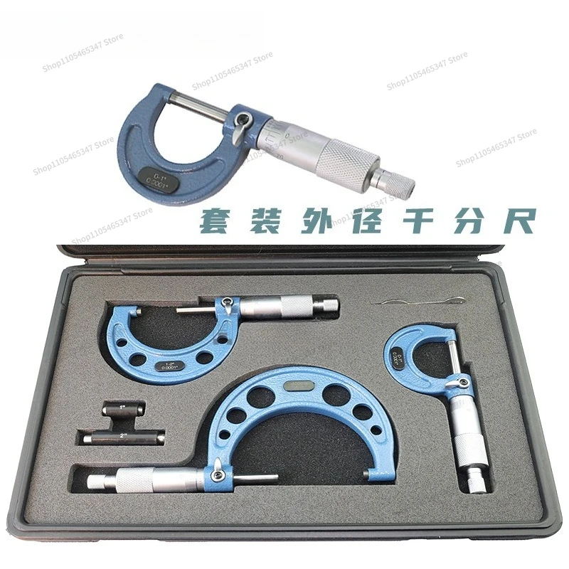 For Outer Diameter Micrometer Set, Spiral Micrometer 3pcs/4pcs/6pcs Set