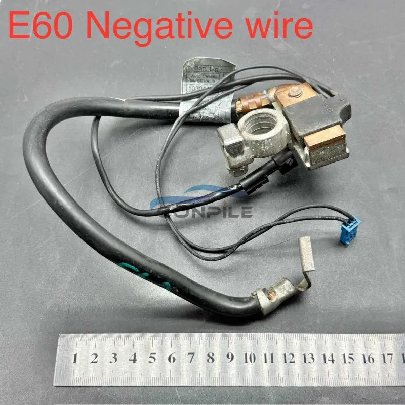 

For BMW E90E92E93E60 316 318 320 325 520 523 525 Battery Negative Bonding Wire 1pcs （used Auto Parts）