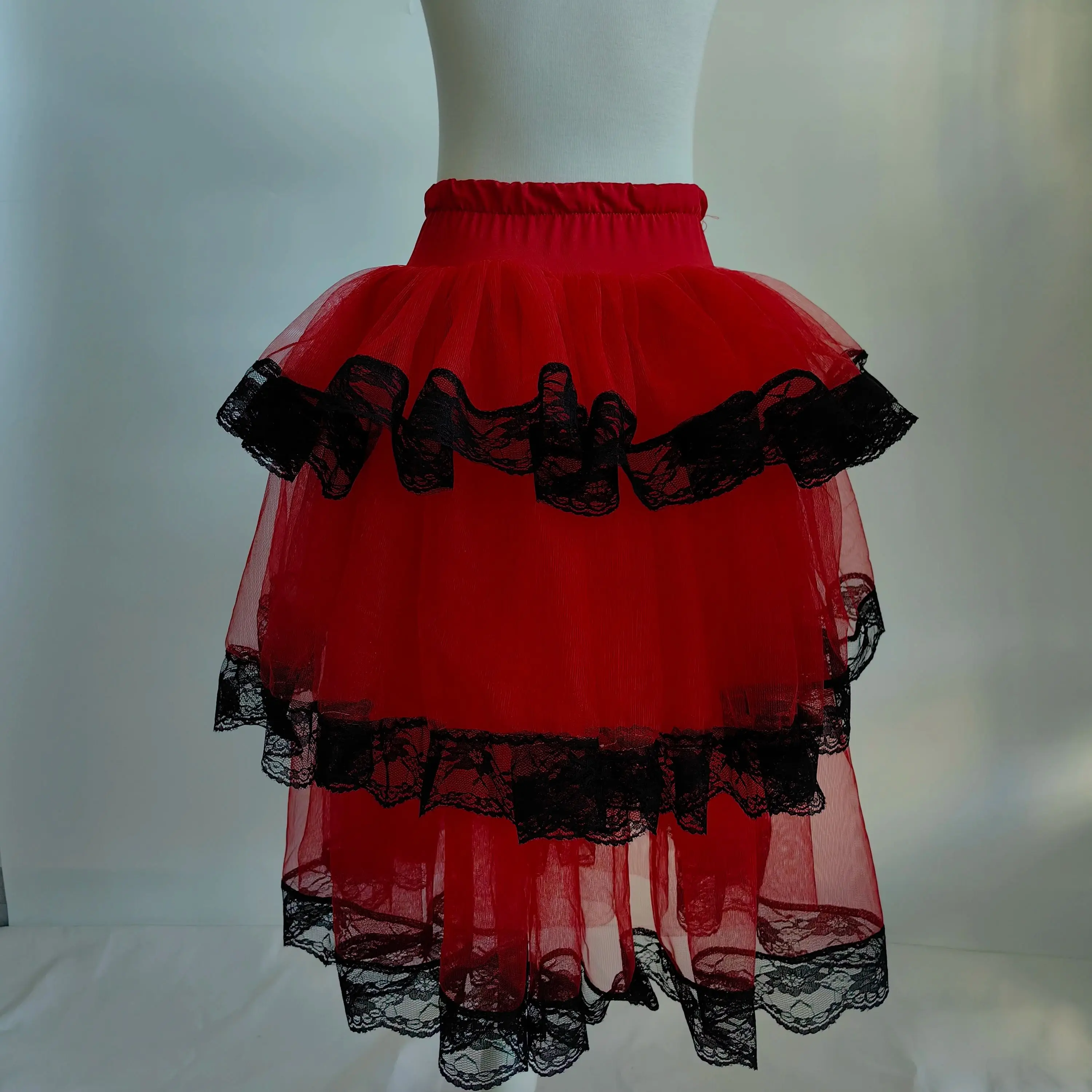 

Long Ballet skirt Girls Adult Woman Performance Clothing Red Professional Ballet Costume Giselle Professional Competition