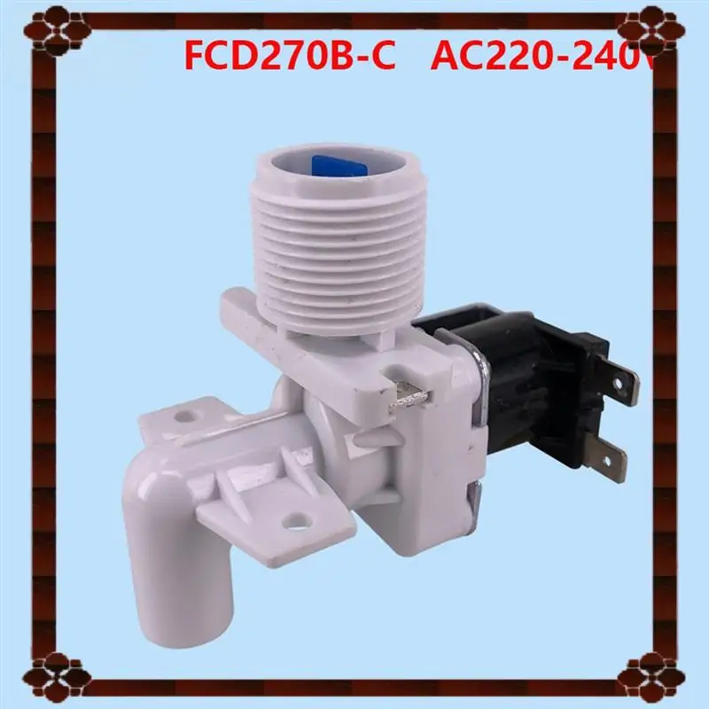 Consegna in 24 ore FCD270B-C Valvola di ingresso Ebow Solenoide di ricambio per Midea Royalstar Washer-AC 220 V-240 V Lavatrice Ingresso V