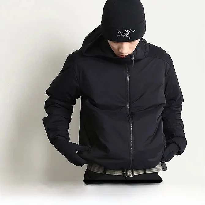 

End of Year Big Sale Lightweight Warm Hooded Men's Cotton Jacket Outdoor Winter Coat for Couples Youth Standard Fit Polyester...
