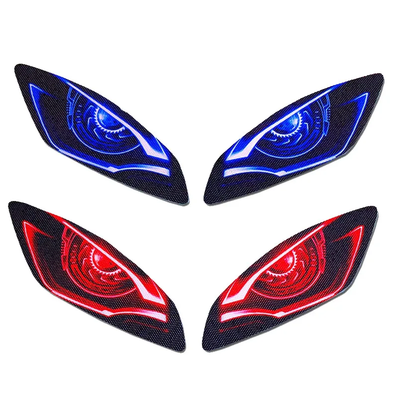 Motorcycle 3D Front Fairing Headlight Sticker Guard Head Light Stickers Decal For YAMAHA YZF-R6 YZFR6 YZF R6 2006-2016