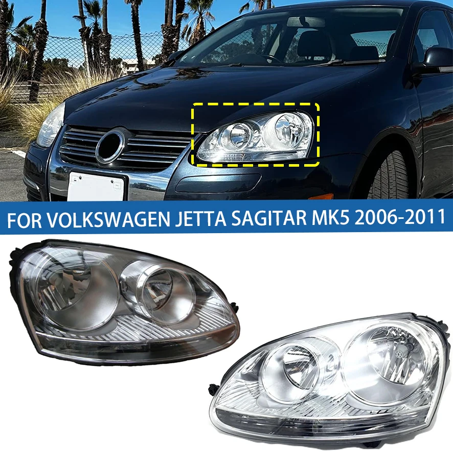 

Для Volkswagen VW Jetta Sagitar MK5 2006 2007 2008-2011 передний бампер головная фара фара указатель поворота