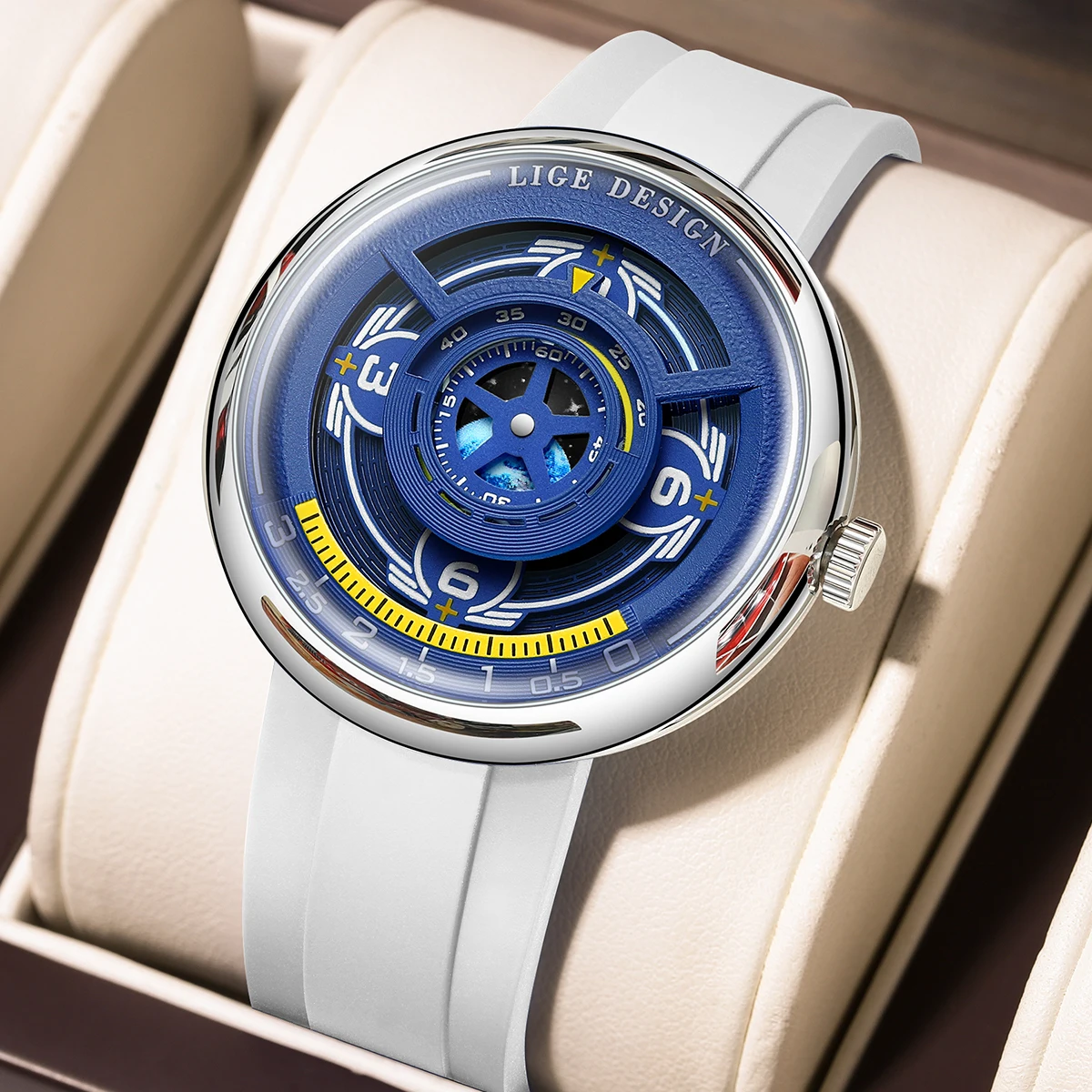 

LIGE watches for men 2026 fashion features business military casual quartz wristwatch luminous waterproof male watch relogios