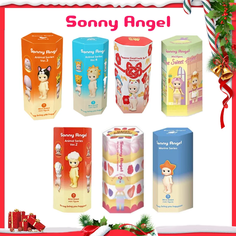 Sonny Angel Cartoon Blind Box Car Decoration Mobile Phone Decoration Cupid Handmade Anime Doll Toy Birthday Christmas Gifts