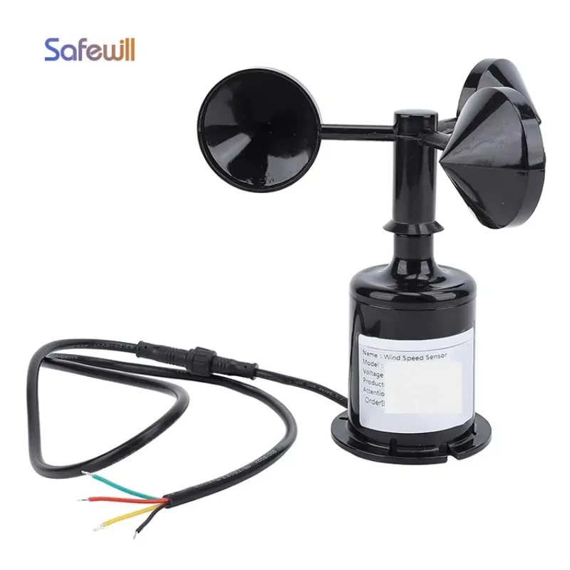 RS485 12V Wireless Anemometer Weather Station Wind Speed Sensor 0-70m/s IP45 Protection Manufacturer Wholesale Price