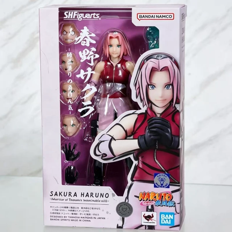 

Brand new in stock Bandai genuine SHF Haruno Sakura manual model assembly toys collection ornaments holiday gift decorations