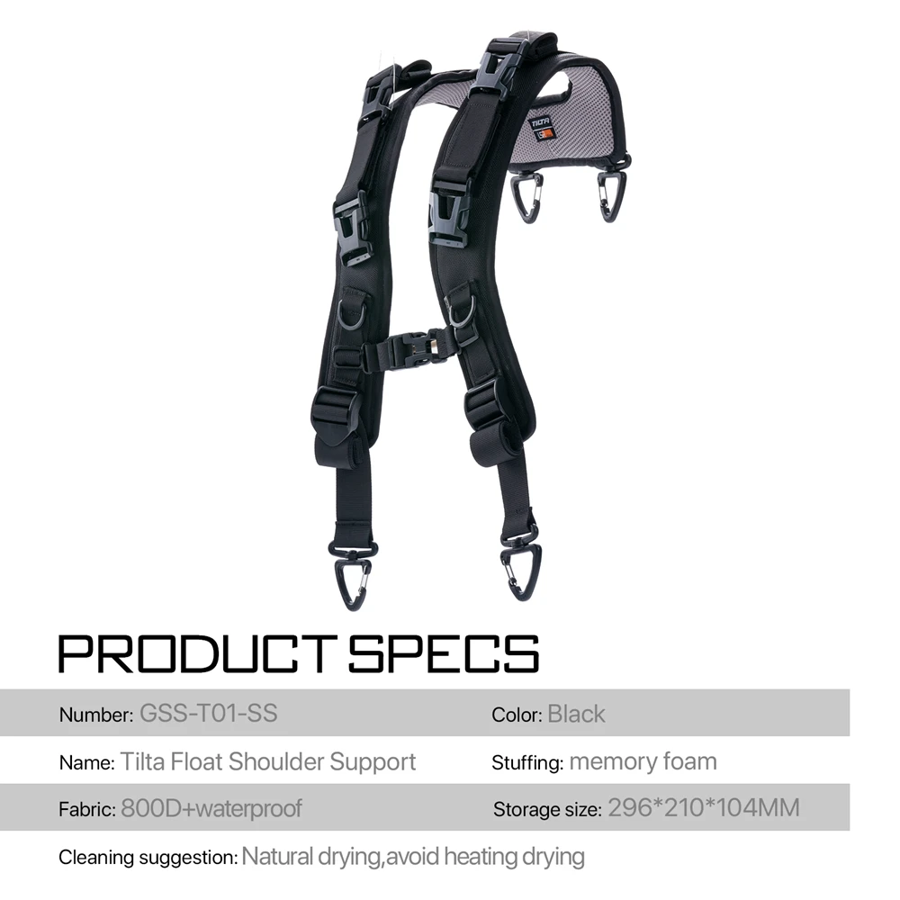 TILTA GSS-T01-SS Float Schoudersteun gimbalsteun steunsysteem voor Float
