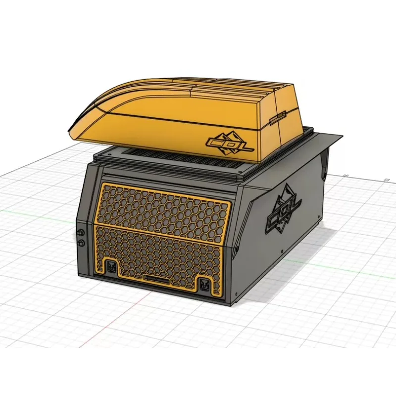 Damage-Free Installation Upgrade Parts for CROSSRC EMO XL2 1/8 Scale RC Crawler Single-Row Hunting Cargo Box in Multiple Designs