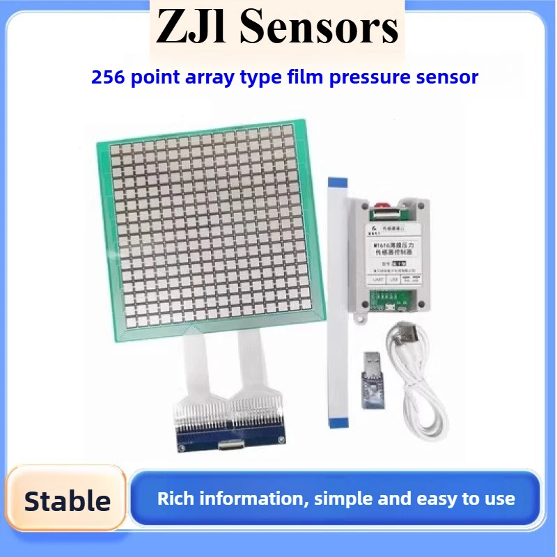 M1616 Piezoresistive Array Distributed Flexible Thin Film Pressure Sensor Multi-point Induction Force Sensitive Sitting Position