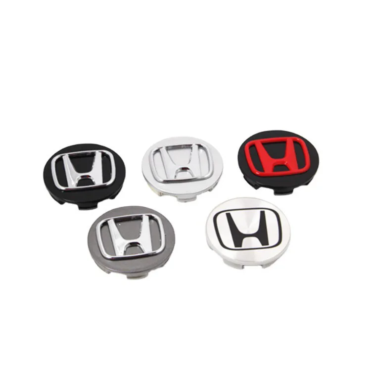 4pcs 58mm 69mm Wheel Center Cap Logo Hub Cover Badge Emblem For Honda Civic City Accord Odyssey Spirior CRV Hrv Jazz CBR HR-V