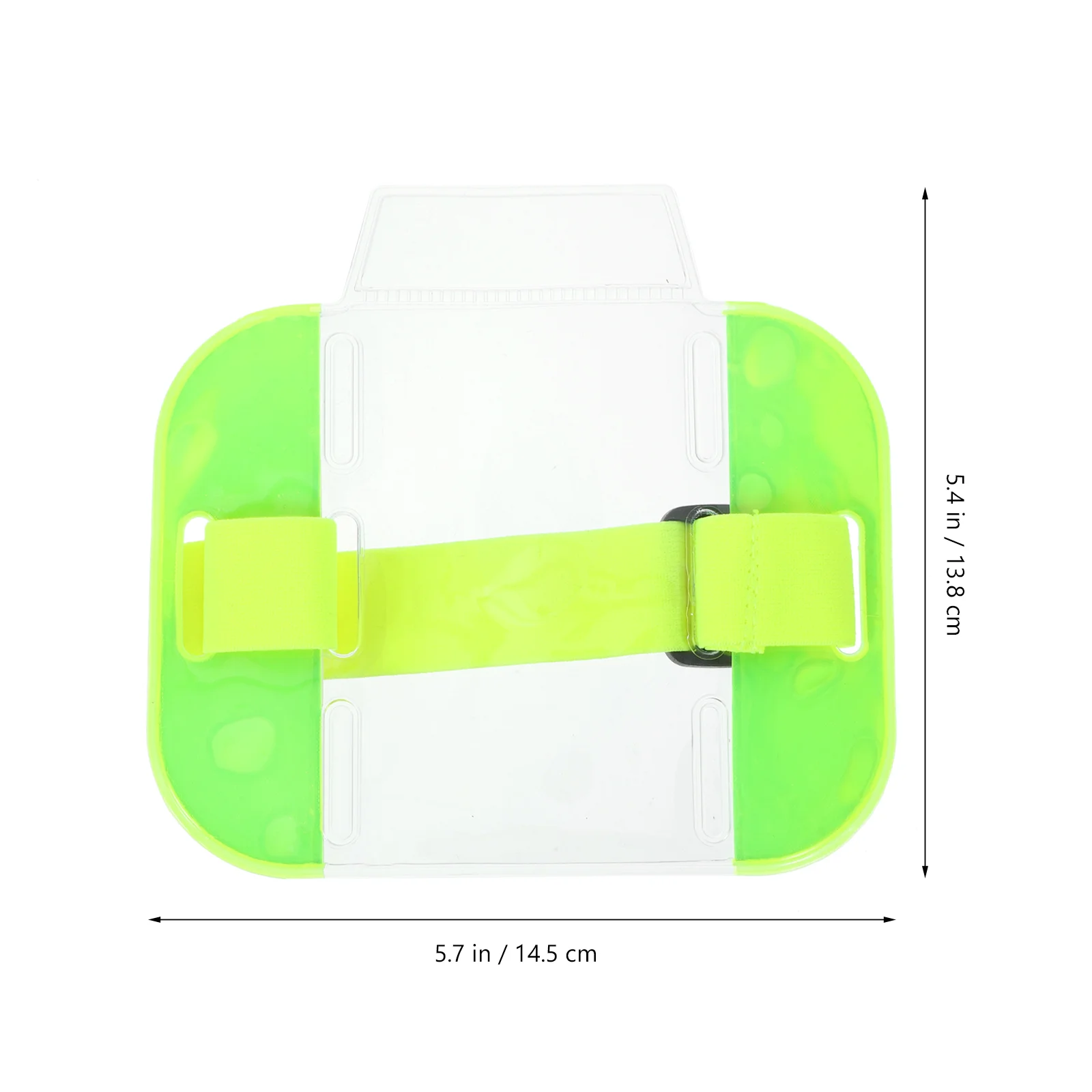 2 Pcs ID Card Armband Holder Portable Badge Multiple Size Security Holders Wrist Home Nylon