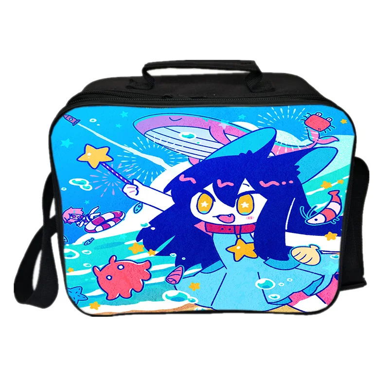 

Горячая игра Splatoon, модная квадратная изоляционная сумка, портативная сумка для обеда с 3D принтом, детская большая вместительная повседневная сумка для еды и пикника