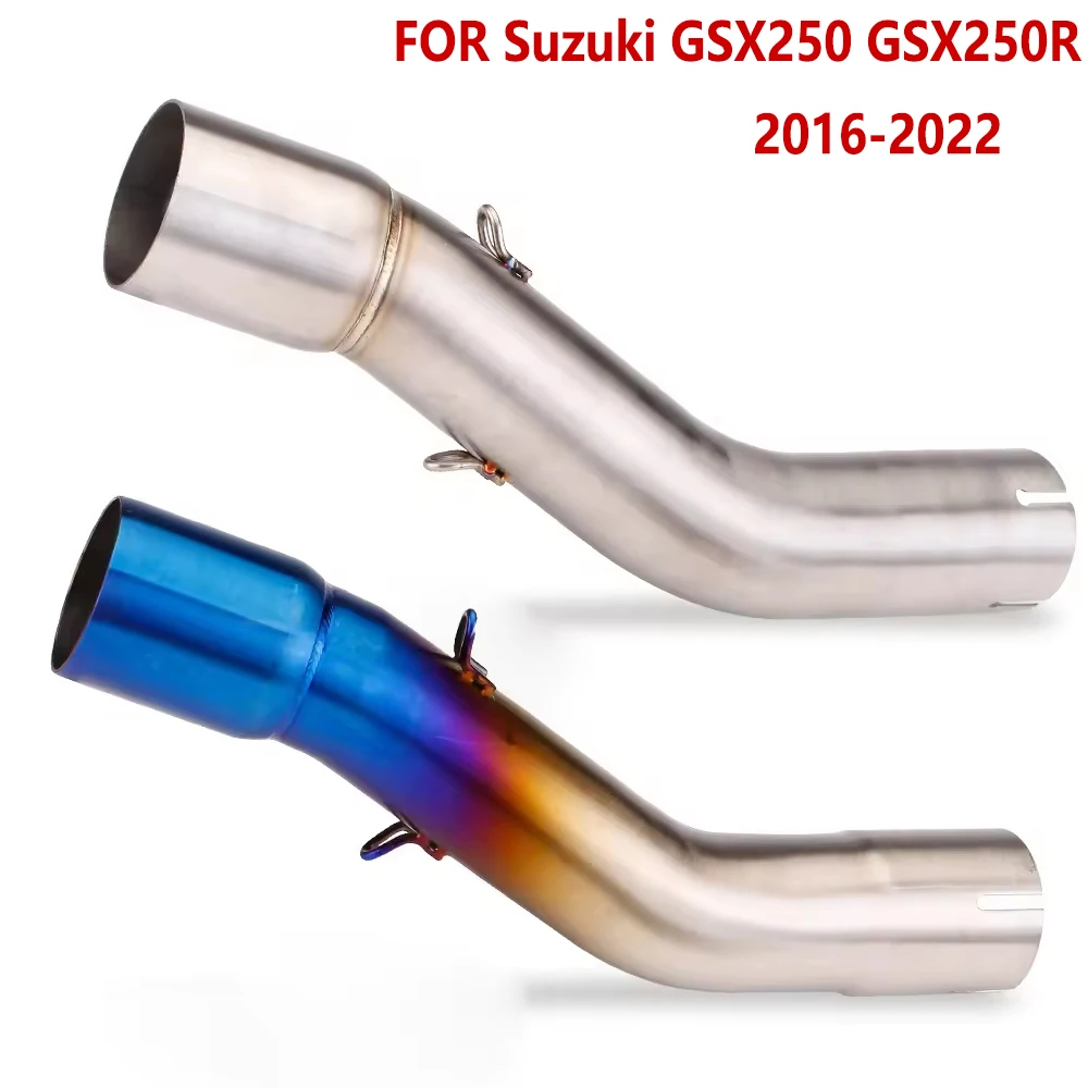 Système d'échappement de moto, tube intermédiaire, tube de raccordement, compatible avec silencieux de 51 mm