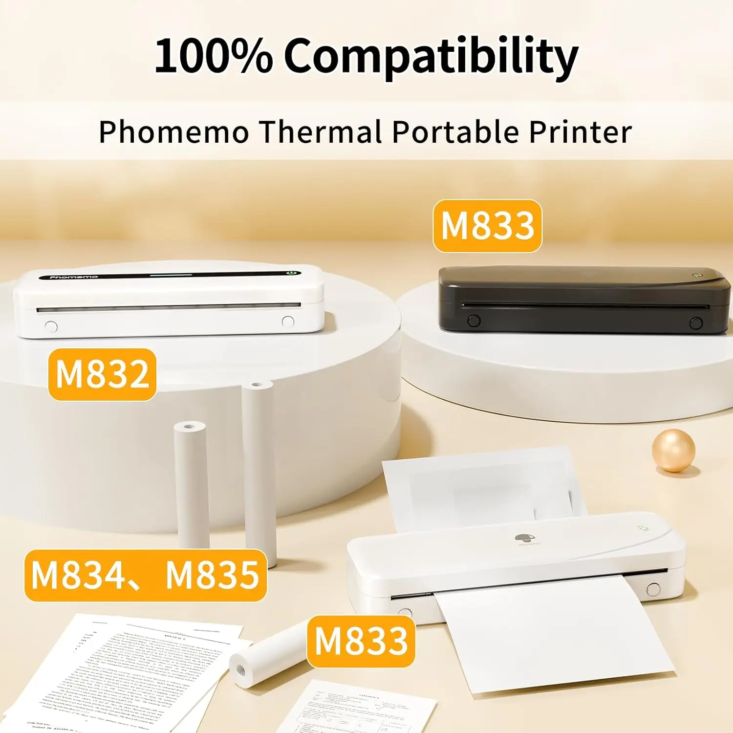 Thermal Paper for T02 Mini Printer, 53mm 2\