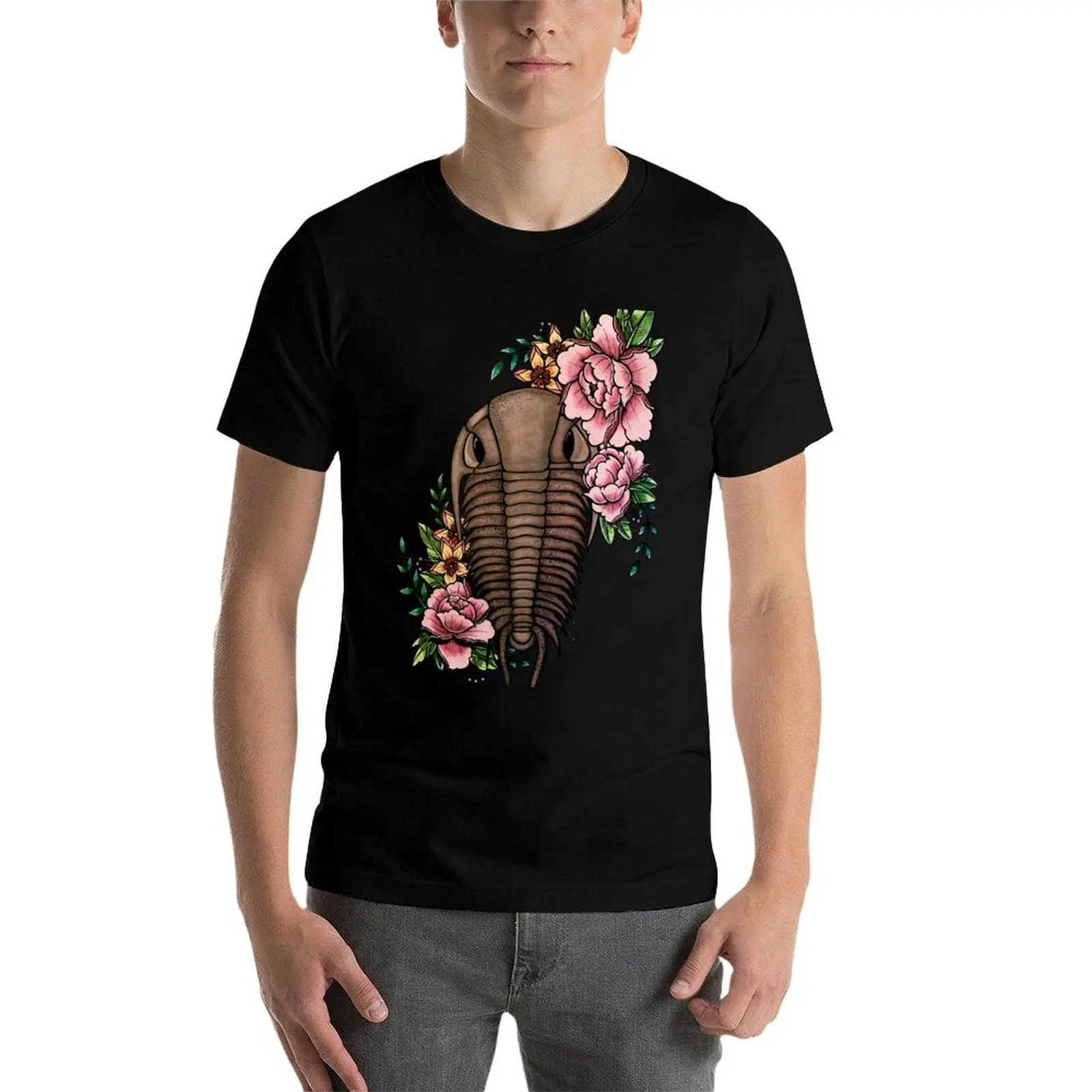 

Floral Trilobite T-Shirt t shirts for man graphic vintage t shirts for man pack white cotton t shirt pack T-Shirt