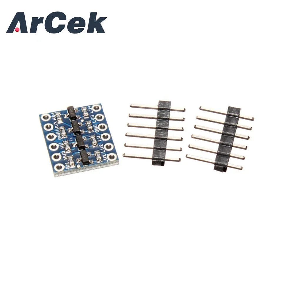 5V to 3.3V DC ogic Level Converter Bi-Directional Board Module for Arduino with Pins Diy Electronic PCB Board IIC I2C