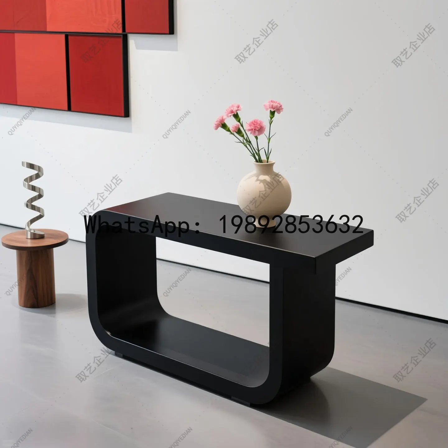 Island Display Stand for Clothing Store, Shoe and Bag Store, Modern Minimalist Display Table for Shopping Mall