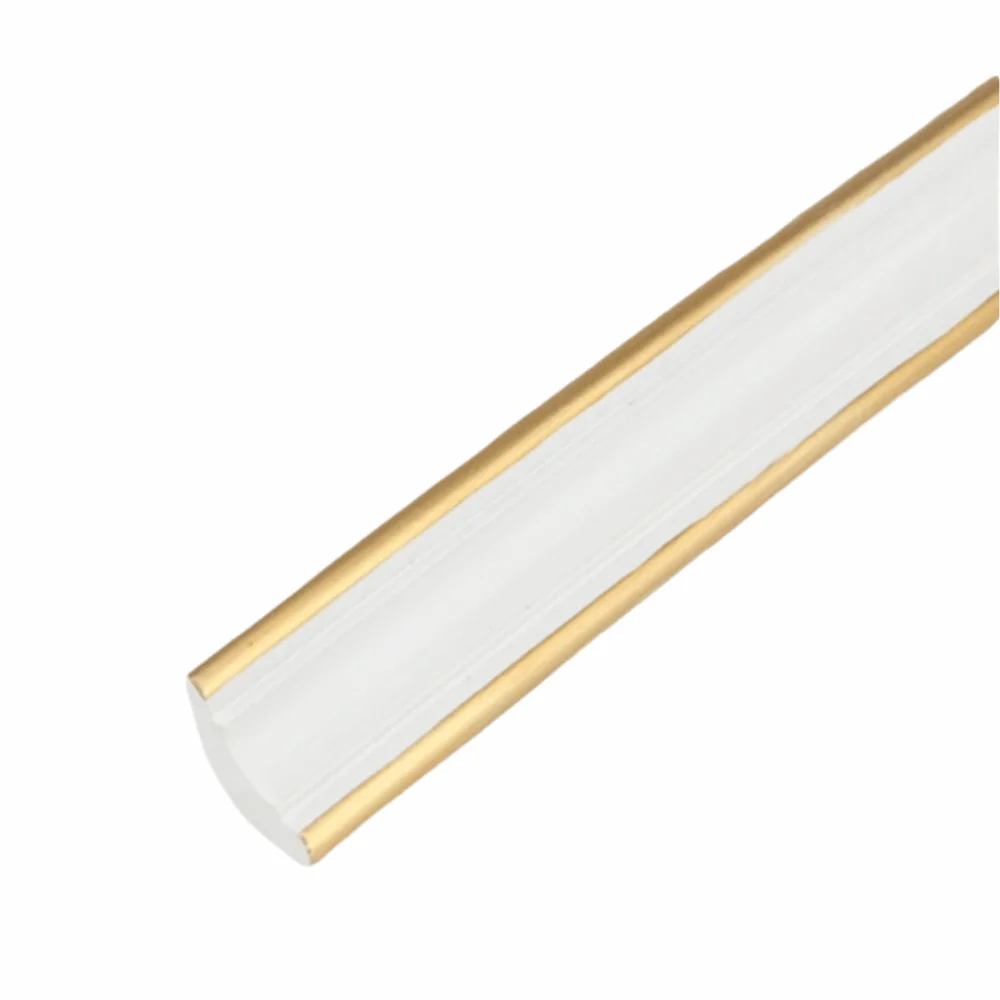 12mm*9mm Self Adhesive Corner Line 1M Length Self-adhesive Ceiling Corner Line PVC Material Triangular Shape Wall Corner Line
