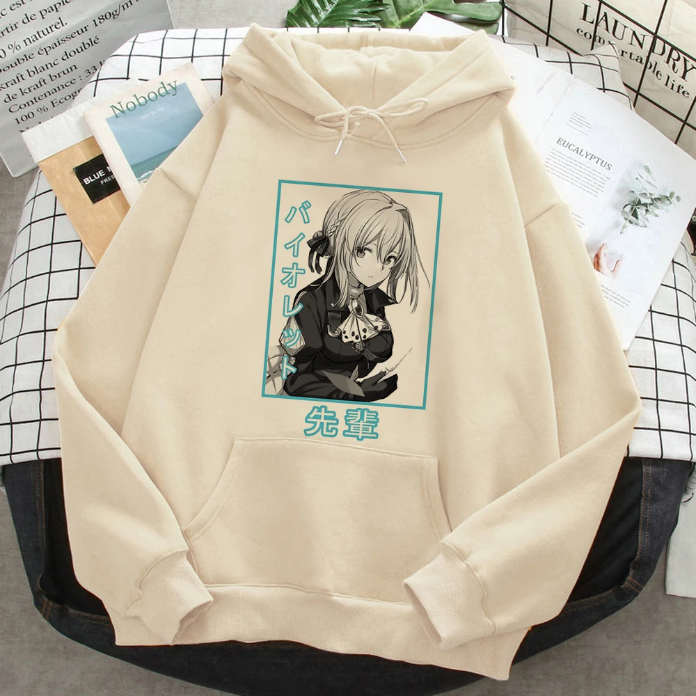 

Violet Evergarden hoodies women Korean style harajuku anime 90s sweatshirts female graphic clothing