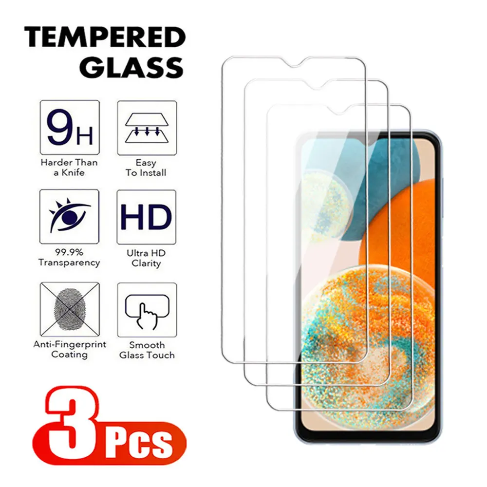 3Pcs Tempered Glass For Samsung Galaxy M21 M22 M23 A21 A22 A23 A24 A25 4G 5G Screen Protector For Samsung M21s A21s Glass Film