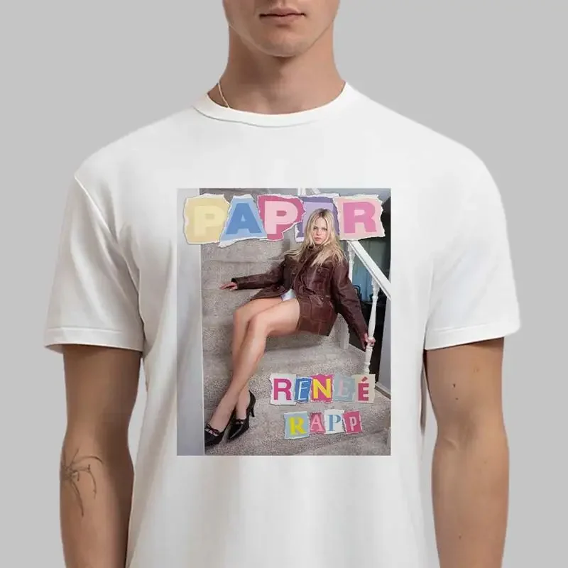 Renee Rap Graces The Cover Of Paper 2025 T Shirt All Size S 4XL
