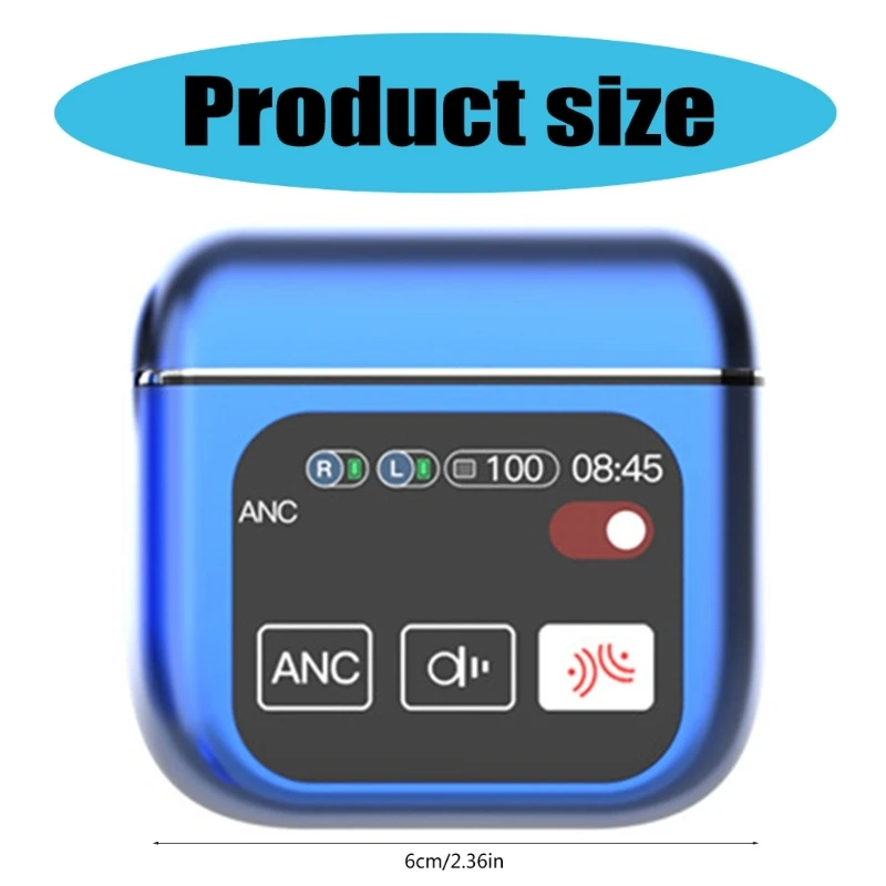 Q1W2 SE60 Fones ouvido sem fio com cancelamento ruído Fones ouvido com ganchos