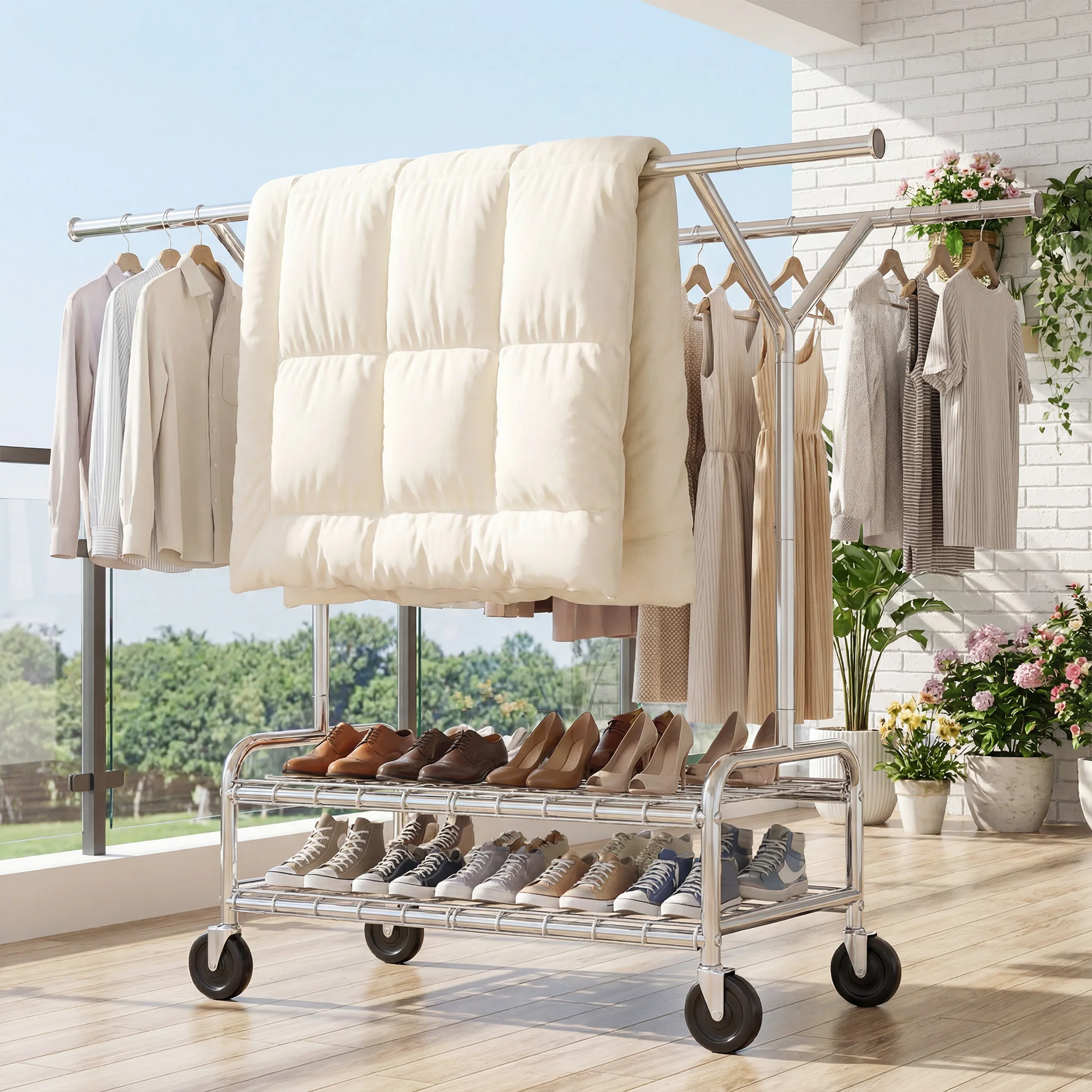 Heavy Duty Clothes Rack, 78