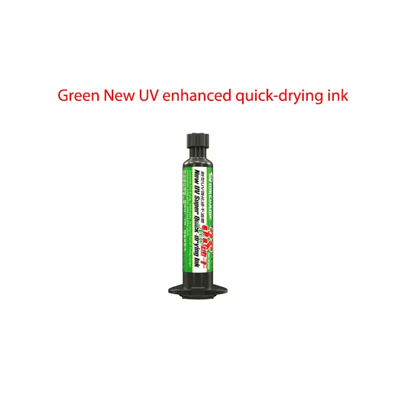 3PCS MECHANIC 10ML UV 3S Quick-drying Solder Mask Green Ink for Mobile Phone Repair Jumping Wire + L1 UV curing light