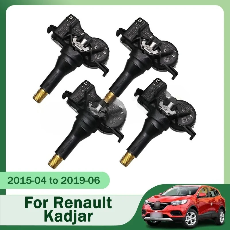 

4pcs Car Tire Sensors System 40700-4CB0A For Renault Kadjar Espace V Kangoo ZE Megane Scenic Talisman 433MHz TPMS Tire Sensor