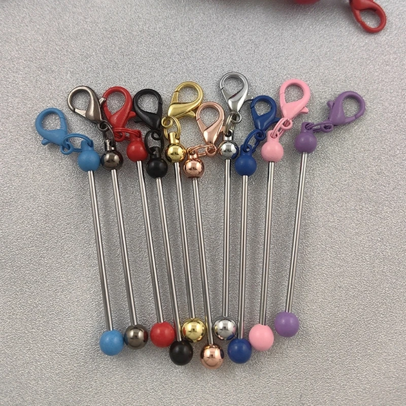 Multipurpose 20 Pieces Metal Rods Charm for Earrings and Necklaces Jewelry Making Stylish Sturdy Tone with Eye Pins